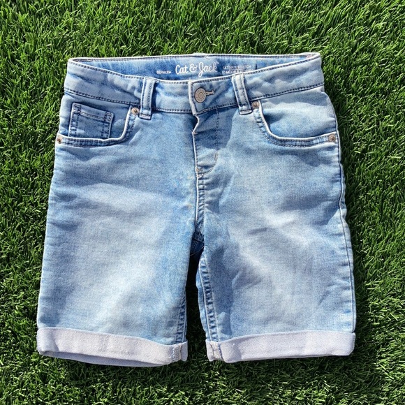 Cat & Jack Jean shorts // Girls Size M 7-8 - Picture 1 of 6